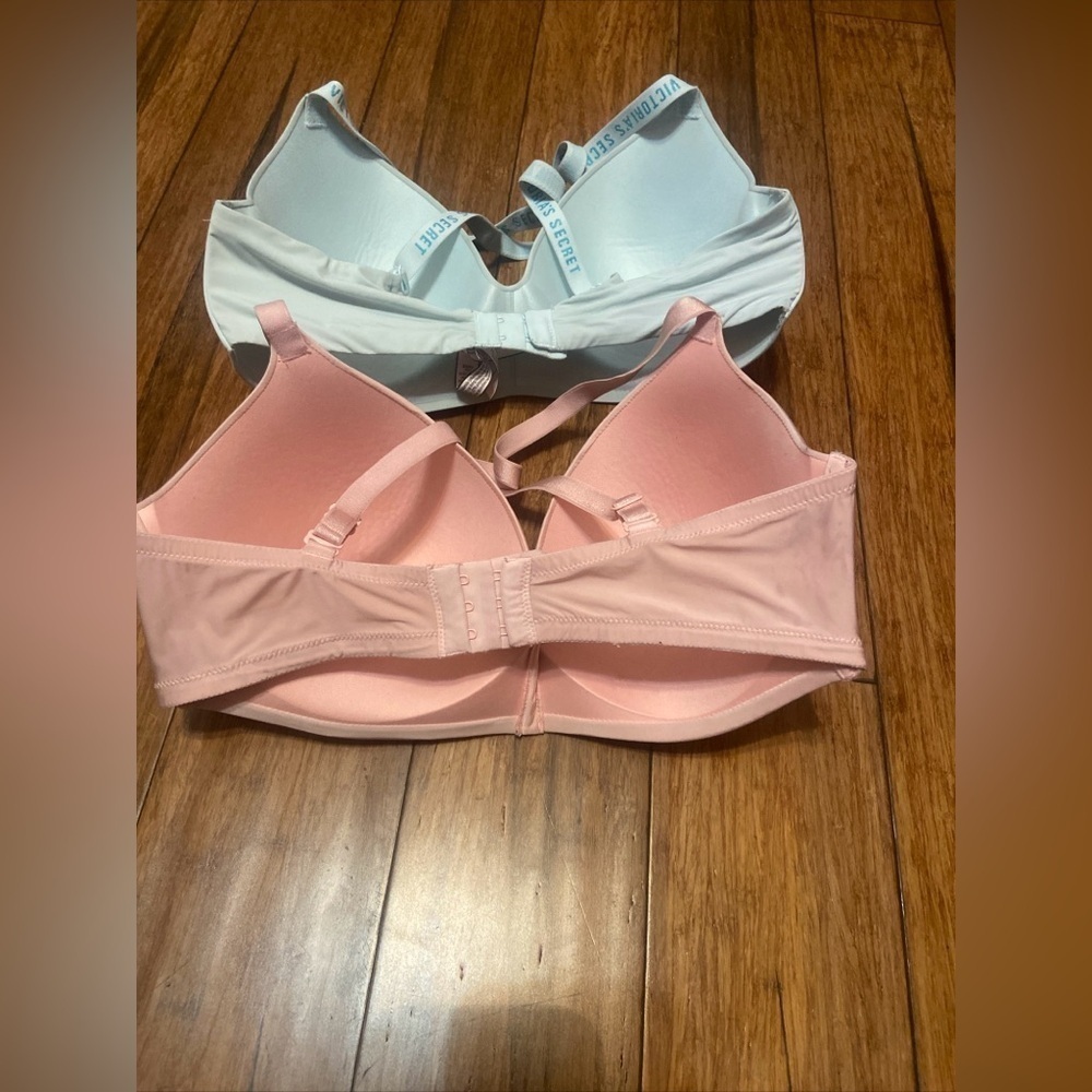 Victoria's Secret Bra Pink - Size 36DD Lightly Padded  Pink & Blue Mutli-way Lot - Picture 8 of 14